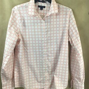 Lands End No Iron Cotton Size 12 W87